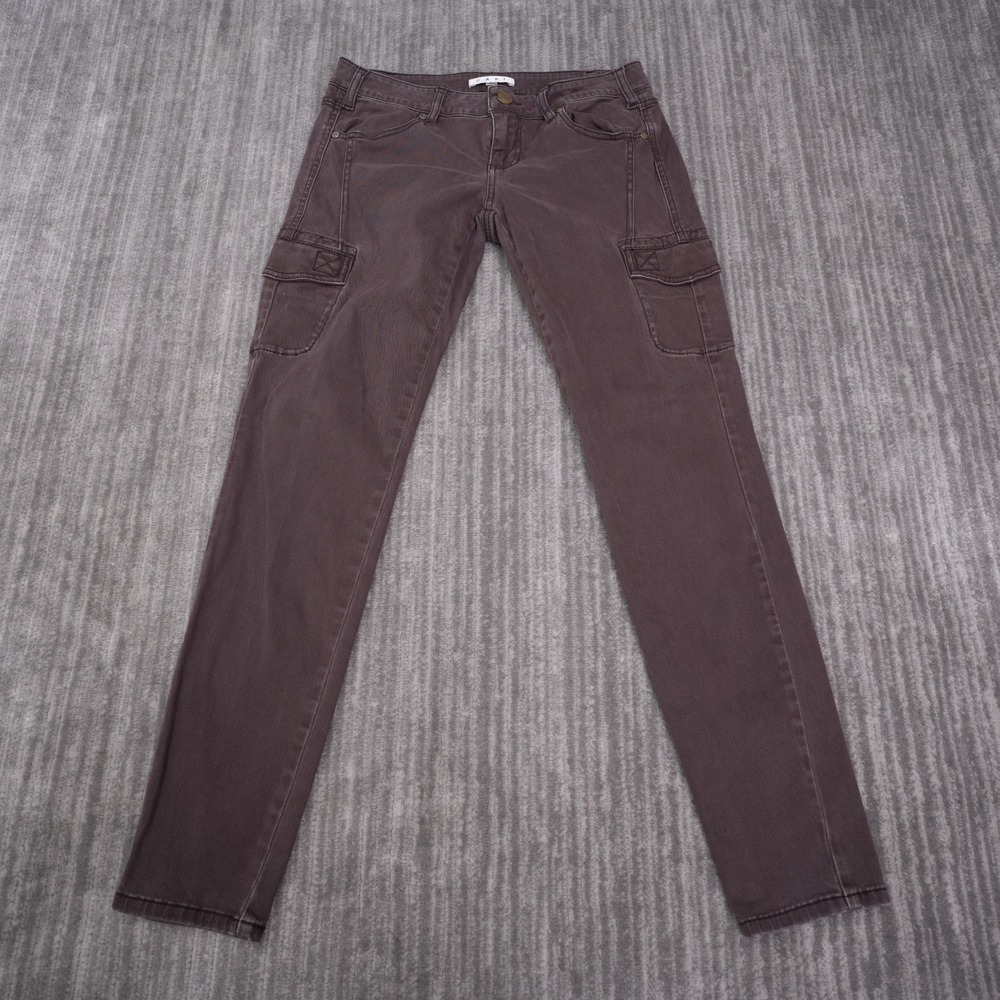 Cabi Cargo Pants Womens 4 Brown Excellent Skinny Stretch 962 Utility Trousers